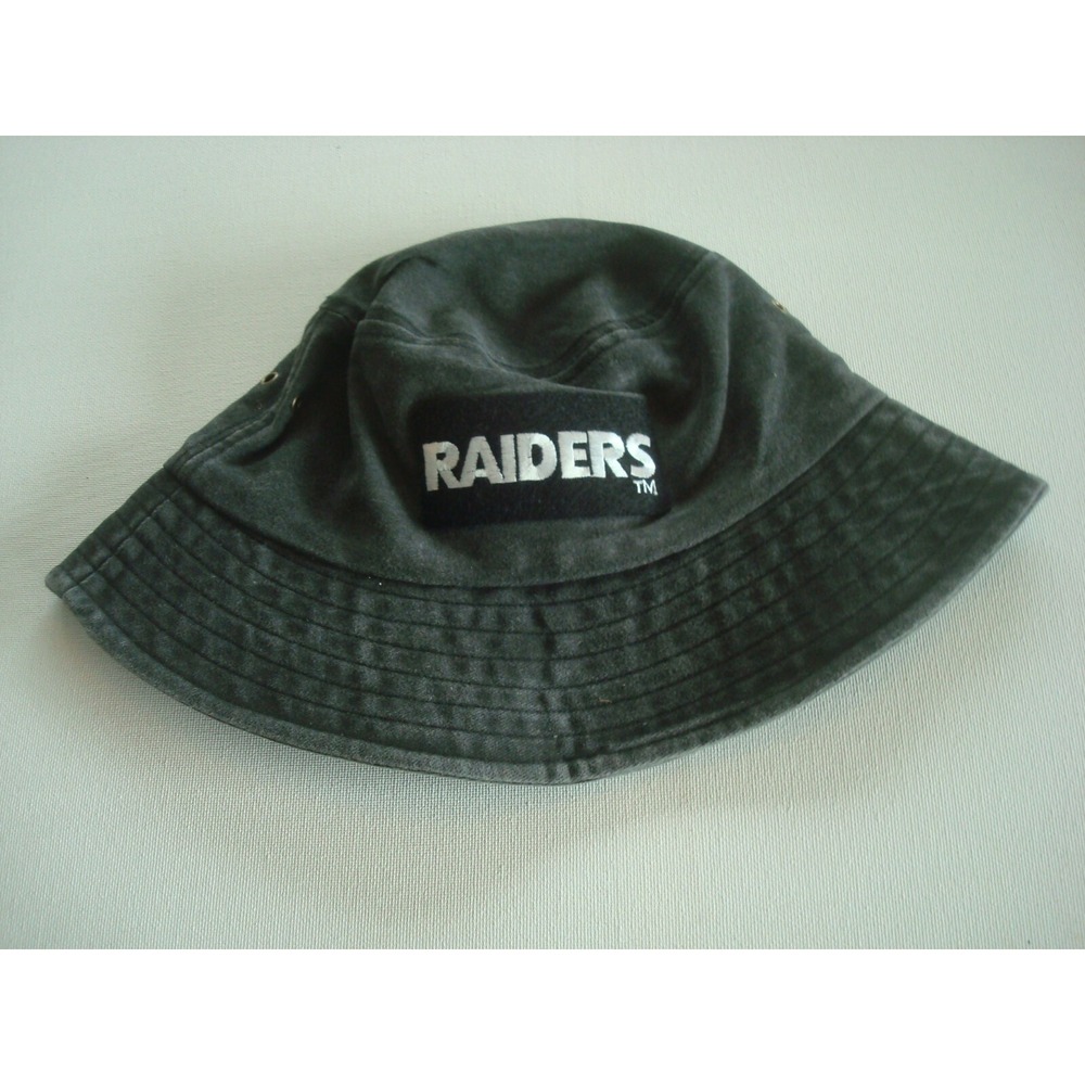 RAIDERS SZ M/LG floppy bucket golf BEACH VINTAGE HAT CAP